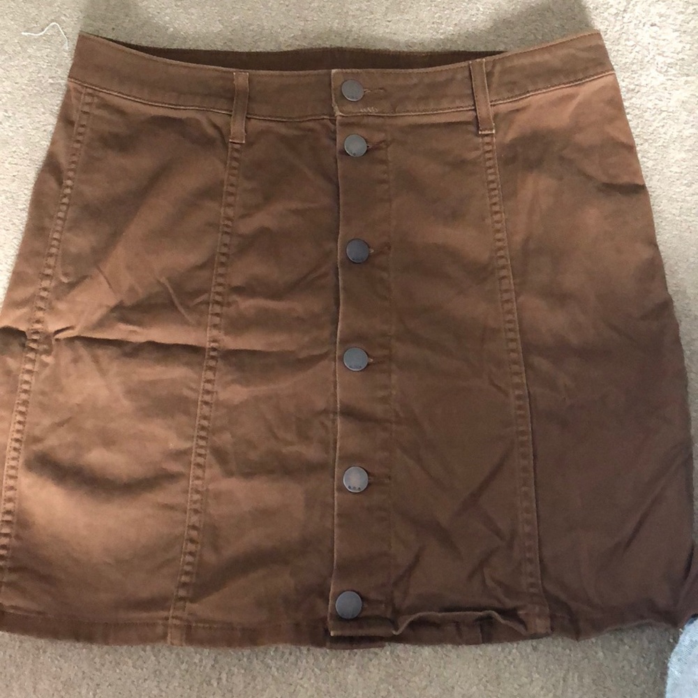 Ana button up skirt